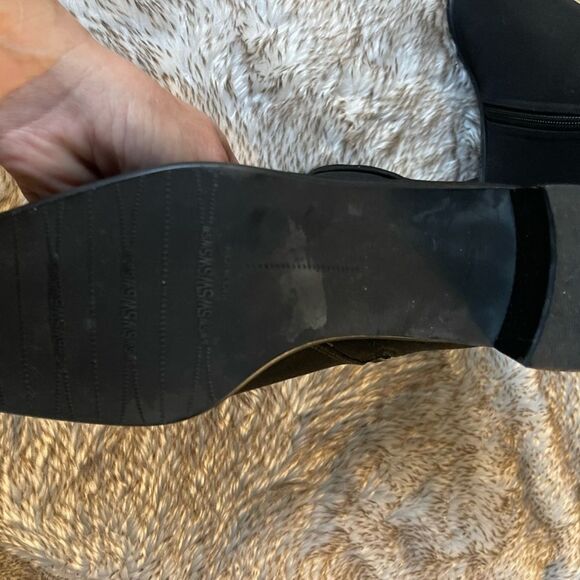 EUC Stuart Weitzman Boots Size 9 Black Gore-Tex - Picture 3 of 8